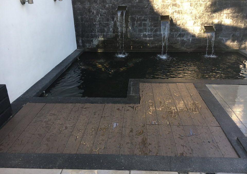 Install WPC Decking at Fish Pond area – Taman Pelangi Indah