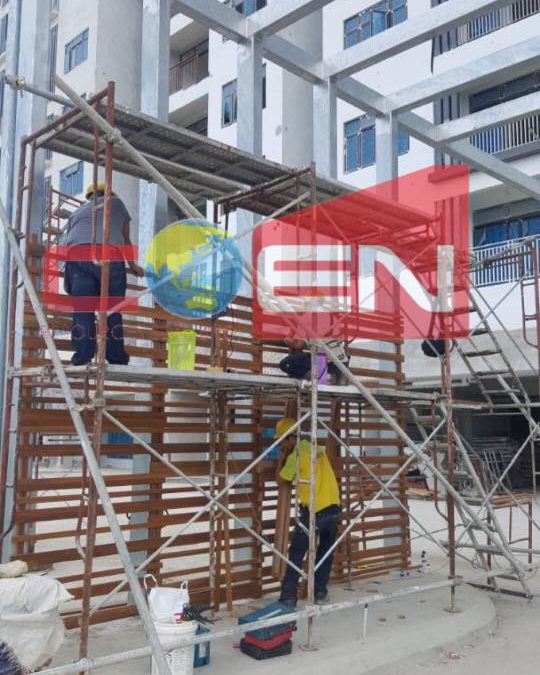 Nasa City – Balau Solid Timber Cladding